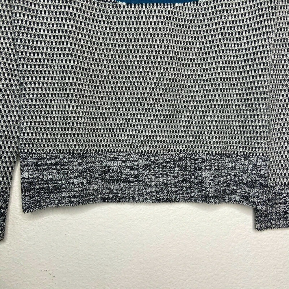 I Heart Ronson Mixed Knit Color Blocked Sweater - Picture 3 of 6